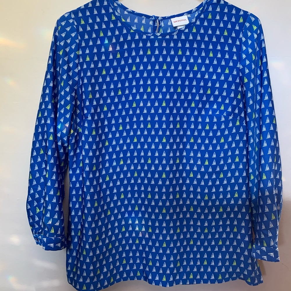 Blue Navy Blouse
